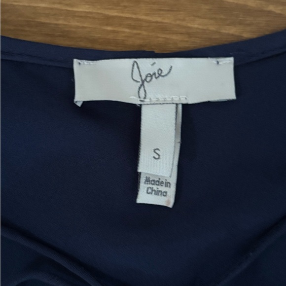 Joie Navy Ruffled Mini Dress - Picture 5 of 5